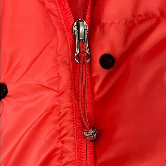 Lululemon Wunder Puff Puffer Insulated Coat Flare Orange Jacket size 6 EUC - Picture 7 of 7